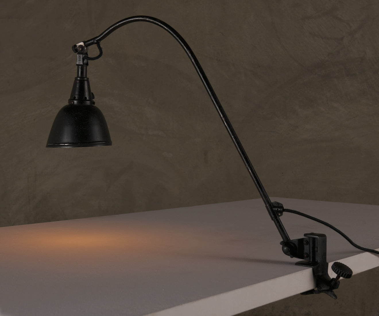 MIDGARD 'BAUHAUS' ADJUSTABLE ARCHITECT'S DESK LAMP